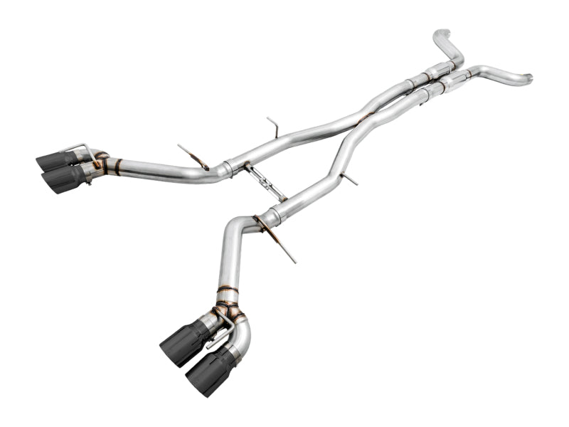 AWE Tuning 16-19 Chevy Camaro SS Resonated Cat-Back Exhaust -Track Edition (Quad Diamond Black Tips)