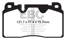 Load image into Gallery viewer, EBC 12+ Audi Q5 2.0 Turbo (Brembo) Yellowstuff Front Brake Pads