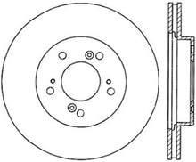 Load image into Gallery viewer, StopTech 97-01 Acura Integra Cryo Slotted Front Left Sport Brake Rotor