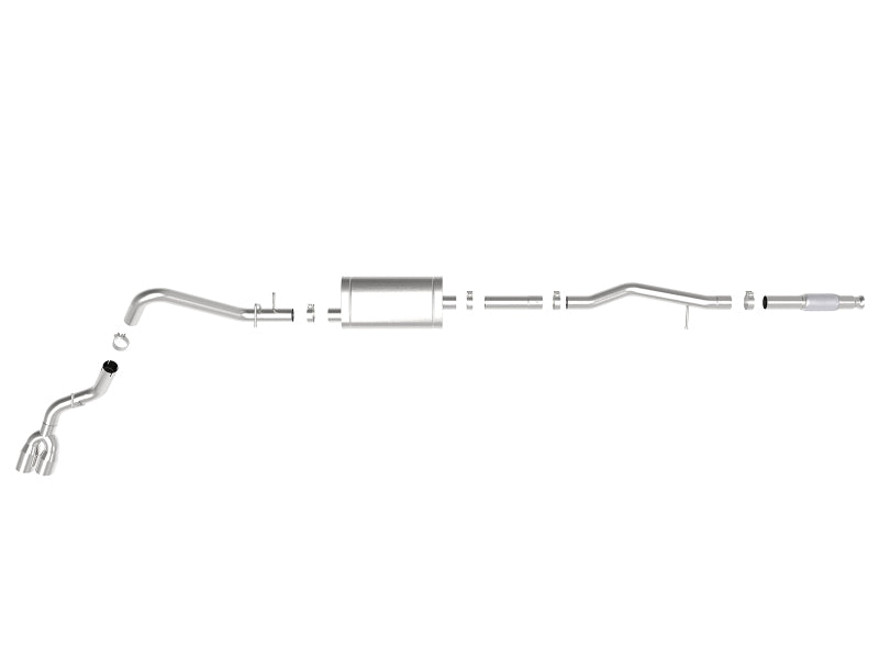 aFe Vulcan Series 3in 304SS Exhaust Cat-Back w/Pol Tip 2019 GM Silverado/Sierra 1500 V6-4.3L/V8-5.3L