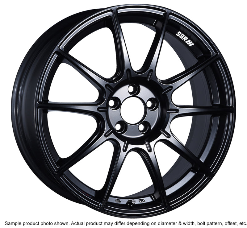 SSR GTX01 17x8 5x100 45mm Offset Flat Black Wheel