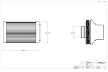 Load image into Gallery viewer, Aeromotive In-Line Filter - (AN -8 Male) 10 Micron Fabric Element Bright Dip Black Finish