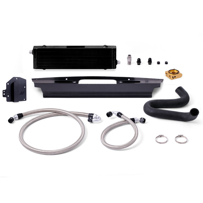 Mishimoto 2015+ Ford Mustang GT Thermostatic Oil Cooler Kit - Silver