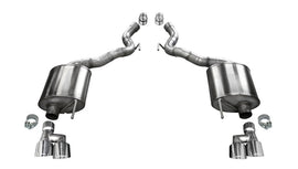 Corsa 2018-2023 Ford Mustang GT Convertible Sport Axle-Back Exhaust w/ 4in Tips