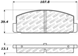 StopTech Street Select Brake Pads - Front/Rear