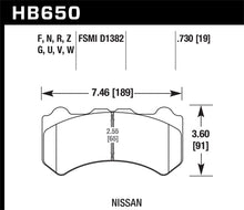 Load image into Gallery viewer, Hawk 09-11 Nissan GT-R DTC-30 Motorsports Front Brake Pads