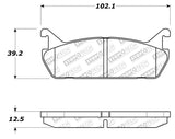 StopTech 91-96 Ford Escort / Mercury Tracer Street Select Rear Brake Pads