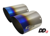 GReddy DD-R Burnt Titanium Tips L=150mm (Pair)