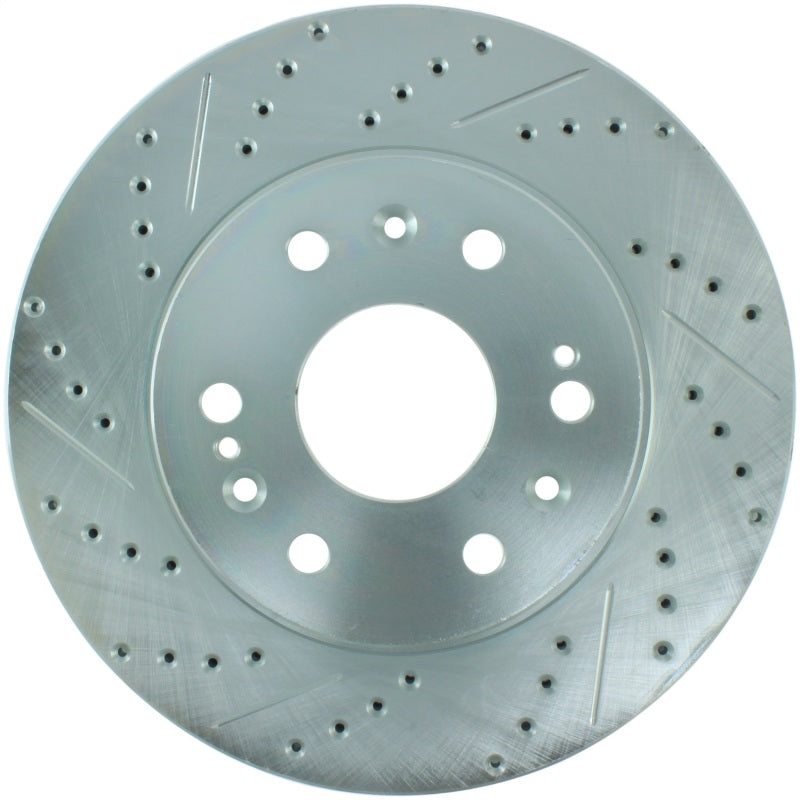 StopTech Select Sport 07-11 GM Silverado 1500 Slotted and Drilled Right Front Rotor