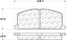 Load image into Gallery viewer, StopTech 83-86 Toyota Camry / 86-91 Celica / 84-92 Corolla Street Select Brake Pads - Front