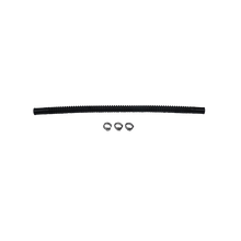 Load image into Gallery viewer, Deatschwerks Convoluted Tubing 300mm Length x 8mm ID Side 1 x 8mm ID Side 2 - Black