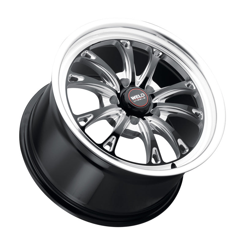 Weld S157 17X10 Belmont Drag 5X114.3 ET50 BS7.50 Gloss Black MIL Dia 78.1