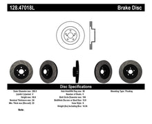 Load image into Gallery viewer, StopTech 02-10 WRX Drilled Left Front Rotor