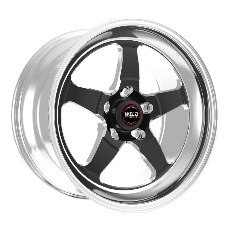 Weld S71 17x8.5 / 5x4.5 BP / 4.7in. BS Black Wheel (High Pad) - Non-Beadlock