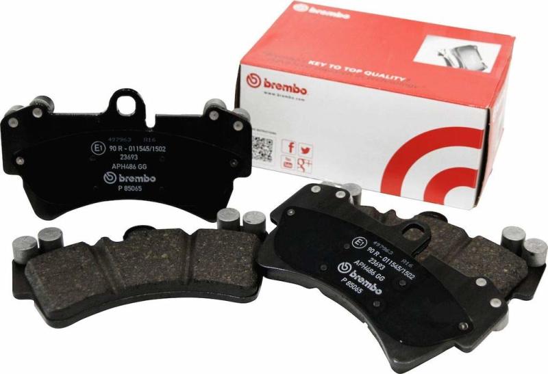 Brembo 2006 BMW 330i/330xi/13-15 X1 Rear Premium Low-Met OE Equivalent Pad