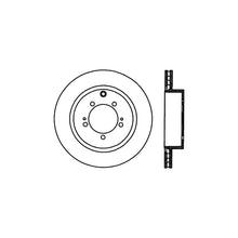 Load image into Gallery viewer, Stoptech 03-06 Evo 8 &amp; 9 Rear Premium High Carbon CRYO-STOP Rotor