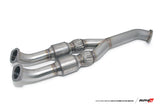 AMS Performance 2009+ Nissan GT-R R35 Alpha 90mm Midpipe w/Race Cats 76mm Exit