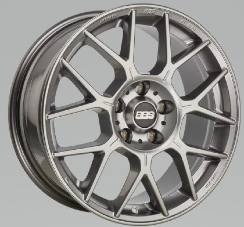 BBS XR 18x8 5x112 37mm Offset 82mm Bore PFS/Clip Req Gloss Platinum Wheel