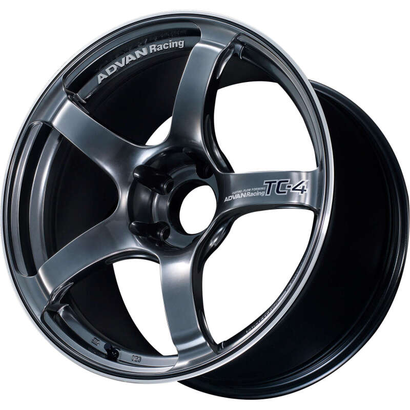 Advan TC4 18x9.5 +38 5-120 Racing Hyper Black Wheel