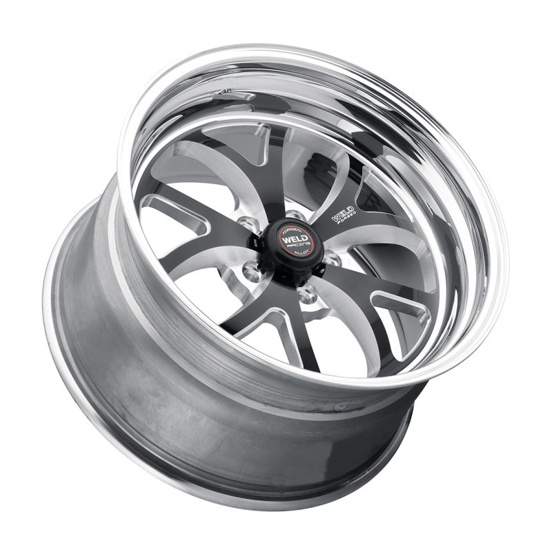 Weld S76 15x10 / 5x4.5 BP / 7.5in. BS Black Wheel (Medium Pad) - Non-Beadlock