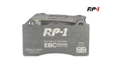 EBC Racing 10-12 Porsche 911 (991) Carrera S 3.8L (Cast Iron Rotors Only) RP-1 Race Front Brake Pads