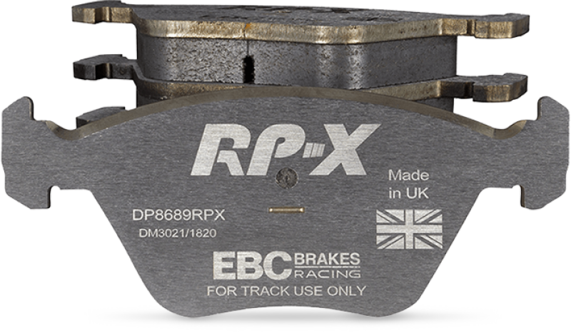 EBC Racing 09-12 Porsche 911 (997) Carrera 2 3.6L (Cast Iron Rotor Only) RP-X Front Brake Pads